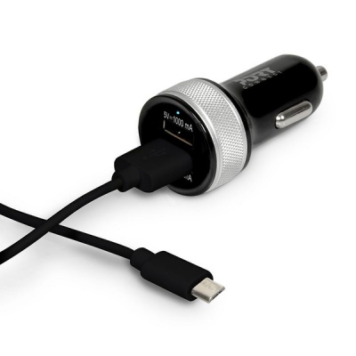 Photo of Port Designs Port Car Charger 2 USB Micro USB - 2.4a