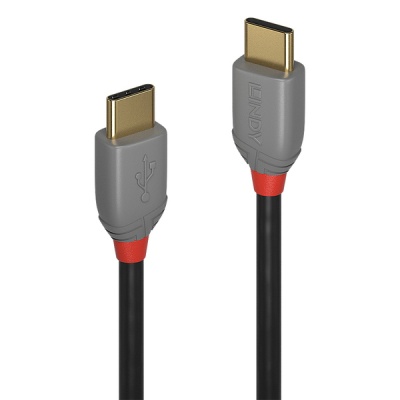 Photo of Lindy 2m USB 2.0 Type-C MM Cable-Anthra