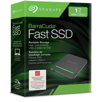 Photo of Seagate Barracuda Fast External SSD 1TB - USB Type C