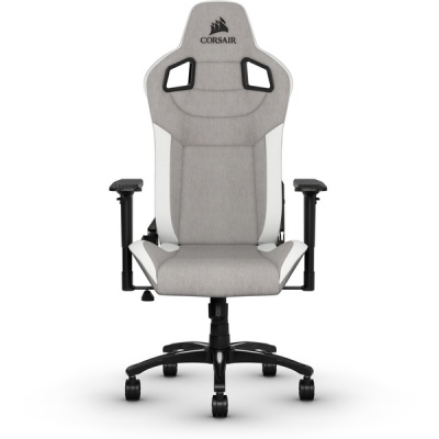 Photo of Corsair - T3 Rush Fabric Gaming Chair - Grey/White