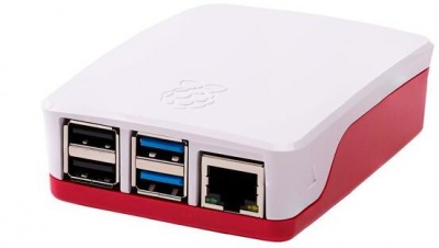 Photo of Raspberry Pi Raspberry P4 Model B Official Red and White Case