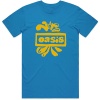 Oasis - Drawn Logo Men's T-Shirt - Blue Photo