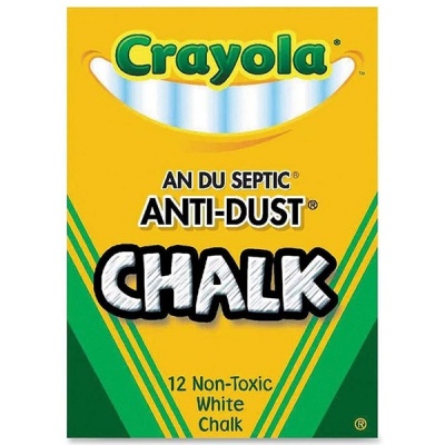 Photo of Crayola - 12 Anti Dust Chalk - White