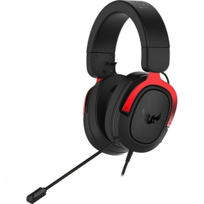 Photo of ASUS - TUF Gaming H3 Headset for PC PS4 Xbox One and Nintendo Switch - 7.1 Surround Sound - Red