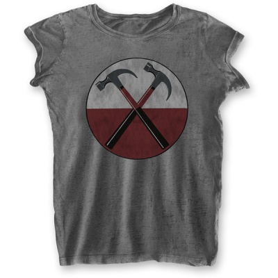 Photo of Pink Floyd - The Wall Hammers Bo Ladies T-Shirt - Charcoal