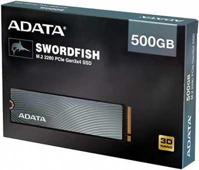 Photo of ADATA - Swordfish 250GB 3D NAND PCIe Gen3x4 NVMe M.2 2280 Internal Solid State Drive