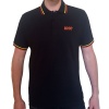 AC/DC - Classic Logo Unisex Polo T-Shirt - Black Photo