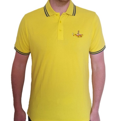Photo of The Beatles - Yellow Submarine Unisex Polo T-Shirt - Yellow