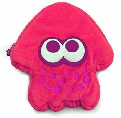 Photo of Hori Splatoon 2 Squid Plush Pouch Officially Licensed - Neon Green