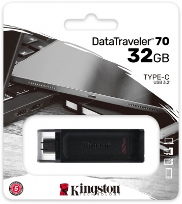 Photo of Kingston Technology - 32GB DataTraveler 70 USB-C Flash Drive