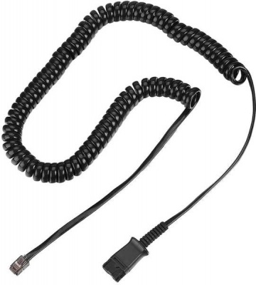Photo of Calltel Quick Disconnect - RJ9 75cm Reverse Cable - Black