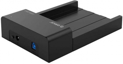 Photo of Orico - 1 Bay USB3.0 2.5/3.5" HDD|SSD Horizontal Dock - Black
