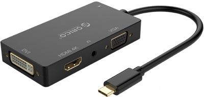 Photo of Orico USB Type-C to HDMI/DVI/VGA/3.5mm Audio Docking Station - Black