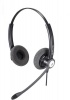 Calltel - HW333N DH Stereo-Ear Noise-Cancelling Headset with Quick Disconnect Connector - Black Photo