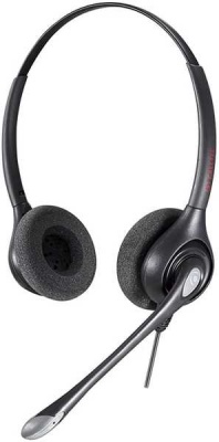 Photo of Calltel - HW361N Stereo-Ear Broadband Audio Noise-Cancelling Headset with Quick Disconnect Connector - Black