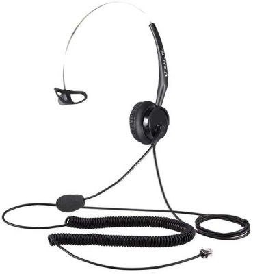 Photo of Calltel - T400 Mono-Ear Noise-Cancelling Headset RJ9 Standard - Black