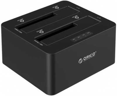 Photo of Orico - 2 Bay 2.5/3.5" USB 3.0 HDD/SSD Dock - Black