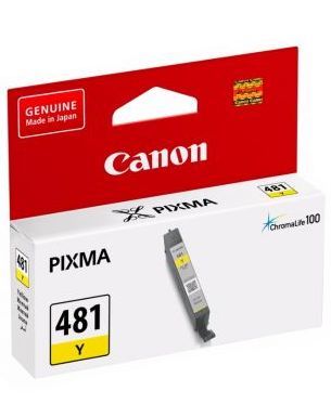 Photo of Canon CLI-481 Y Ink Cartridge - Yellow - 330 Pages @ 5%