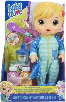 Photo of Hasbro Baby Alive - Mix My Medicine Baby Blonde Doll