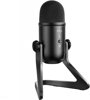 Photo of Fifine - K678 Broadcasting Cardioid Studio Condenser Microphone - Black