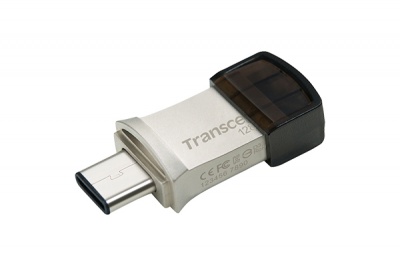 Photo of Transcend 128GB Jetflash 890 USB-C & USB 3.1 OTG Flash Drive - Silver