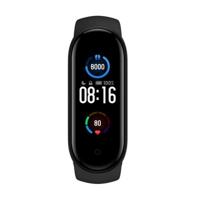 Photo of Xiaomi - Mi Smart Band 5 Android & iOS Fitness Smart Watch - Black