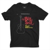 John Lee Hooker - Big Soul of Jlh LP Art LW Unisex T-Shirt - Black Photo