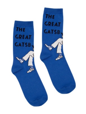 Photo of Out of Print Great Gatsby - Crew Socks Unisex - 1 Pair