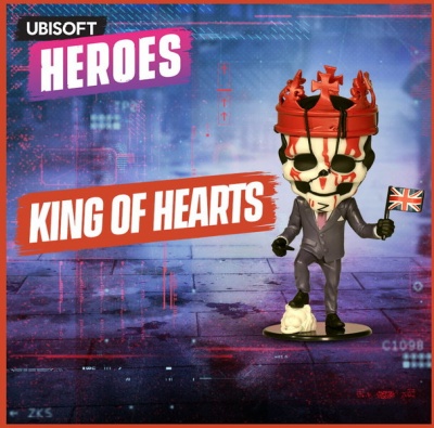 UBIcollectibles Ubisoft Chibi Figurine Ubisoft Heroes Collection Series 2 Watch Dogs King Of Hearts