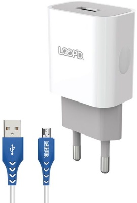 Photo of Loopd Loop’d 1 Port 2.1A Wall Charger with Micro USB Cable