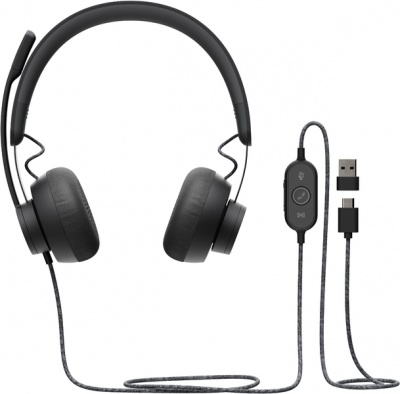 Photo of Logitech VC Zone Wired Headset - Graphite - USB