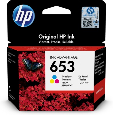 Photo of HP 653 Tri-Color Original Ink Advantage Cartridge ~200 Pages