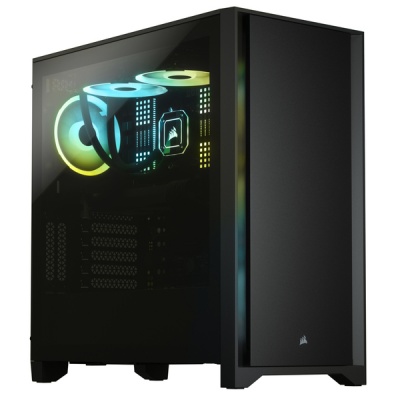 Photo of Corsair - 4000D Tempered Glass Mid-Tower ATX Case - Black