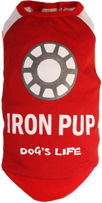Photo of Dogs Life Dog's Life - I Am An Iron Pup Tee - Red