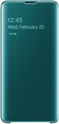 Photo of Samsung EF-ZG973 Galaxy S10 Clear View Cover - Green