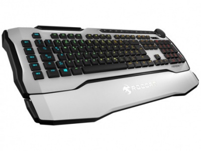 Photo of ROCCAT - Horde AIMO RGB Membranical Gaming Keyboard - White