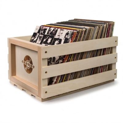 Photo of Crosley - Record Storage Crate - Natural
