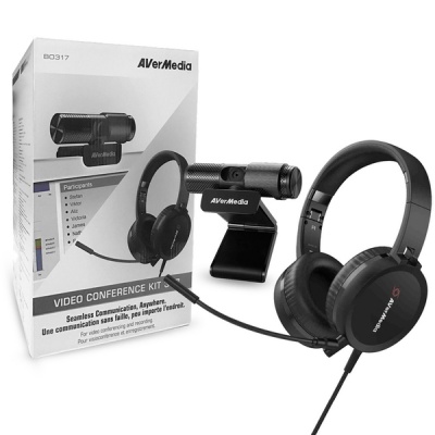 Photo of AVerMedia Webcam & USB Headset W/Microphone