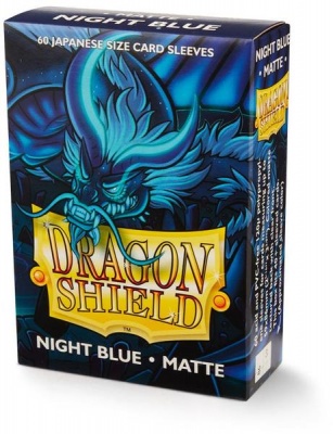 Photo of Arcane Tinmen Dragon Shield - Japanese Matte Sleeves - Night Blue 'Delphion'