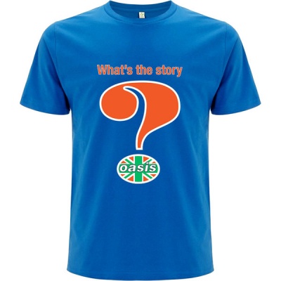 Photo of Oasis - Question Mark Unisex T-Shirt - Blue