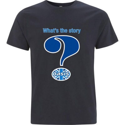 Photo of Oasis - Question Mark Unisex T-Shirt - Navy