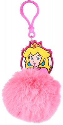 Photo of Super Mario - Princess Peach Pom Pom Keychain