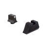 Trijicon - Glock Suppressor Night Sight Set-White Front/Black Rear with Green Lamps for 9mm/40/4 Photo
