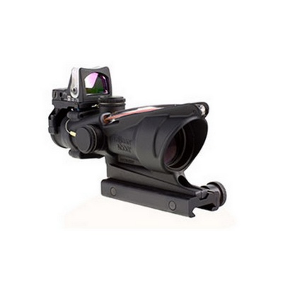 Photo of Trijicon - ACOG 4x32 Dual Illuminated Red Crosshair .223 Ballistic Reticle w/ TA51 Mount Dual Il