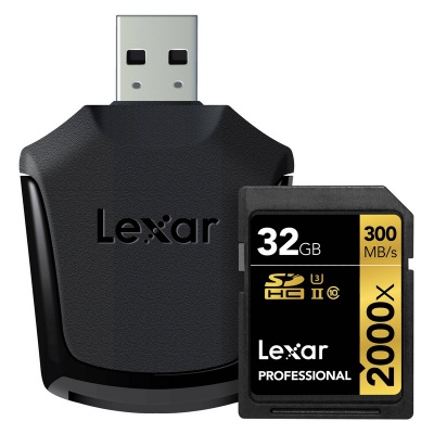 Photo of LEXAR SD Pro 2000x 32GB UHS 2 Plus Reader