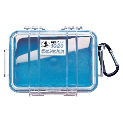 Photo of Pelican 1020 CASE WITH LINER BLUE CLEAR
