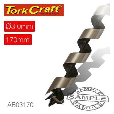 Photo of Tork Craft Auger Bit 3 X 170mm Pouched