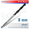 ALPEN Concrete Profi Beton Drill Bit 8mm Hex Shank Photo