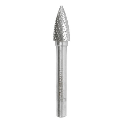 Photo of ALPEN Tc Rotary Burr 10mm Arc Pointed Nose For Hard Metals