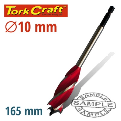 Photo of Tork Craft 4 Flute Wood Boring Bit 10mm